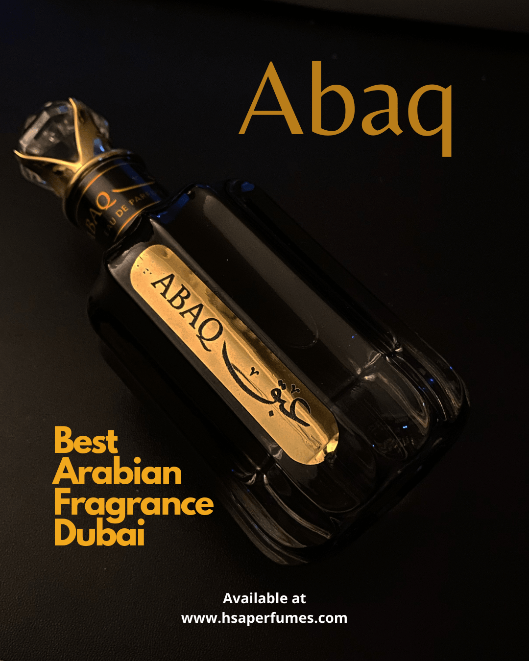Abaq | عبق Unisex Arabian Perfume Eau de Parfum Spray 100ml - HSA Perfume - Souk Fragrance