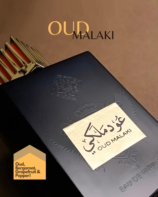 Oud Malaki | عود ملكي Unisex Arabian Perfume Eau de Parfum Spray 100ml - HSA Perfume - Souk Fragrance